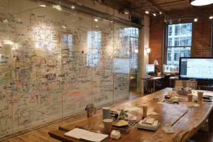 Enterprise data architecture diagram showing interconnected systems and scaling infrastructure before AI deployment
